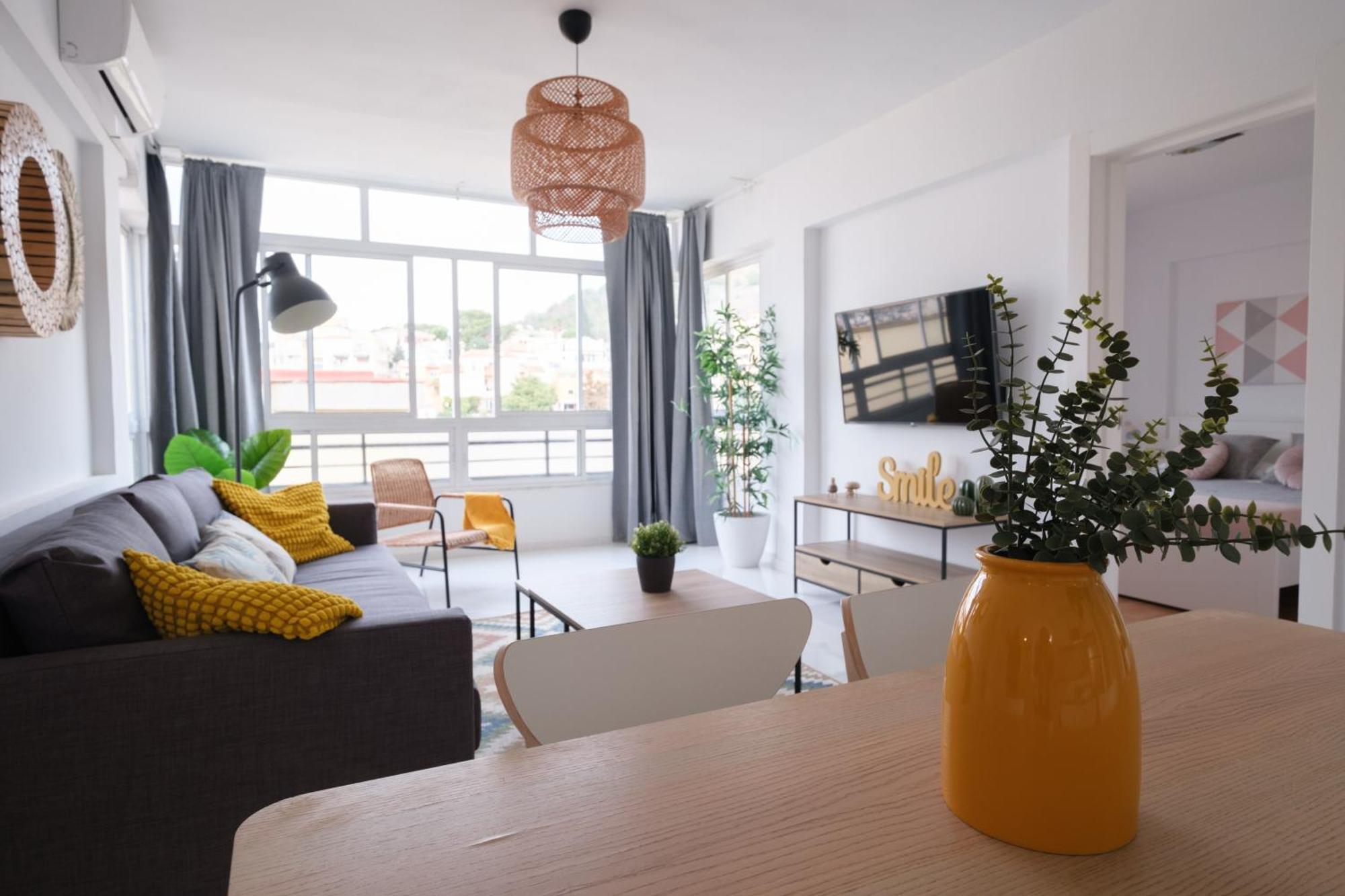Wonderful Central Apartment Panoramics Views Wifi Málaga Exteriör bild