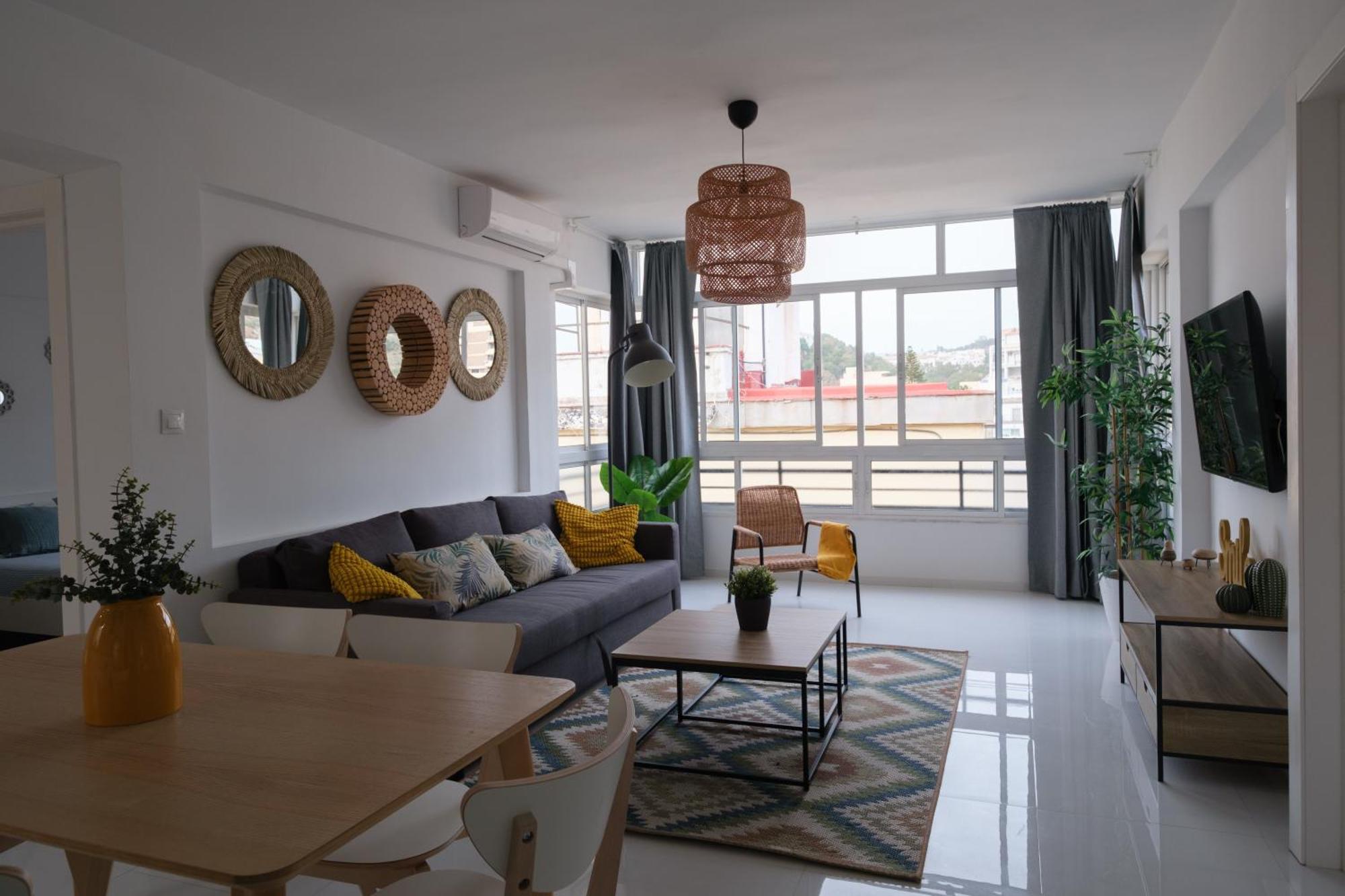 Wonderful Central Apartment Panoramics Views Wifi Málaga Exteriör bild