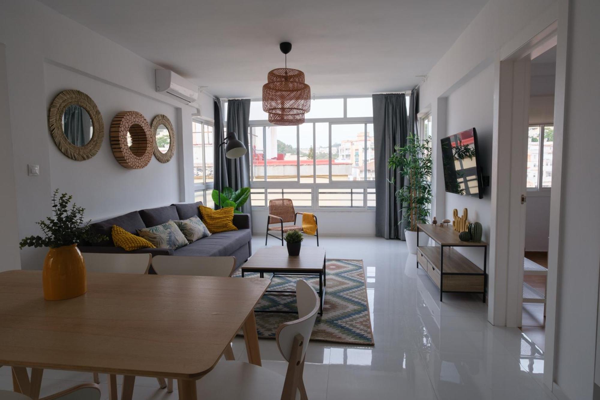 Wonderful Central Apartment Panoramics Views Wifi Málaga Exteriör bild