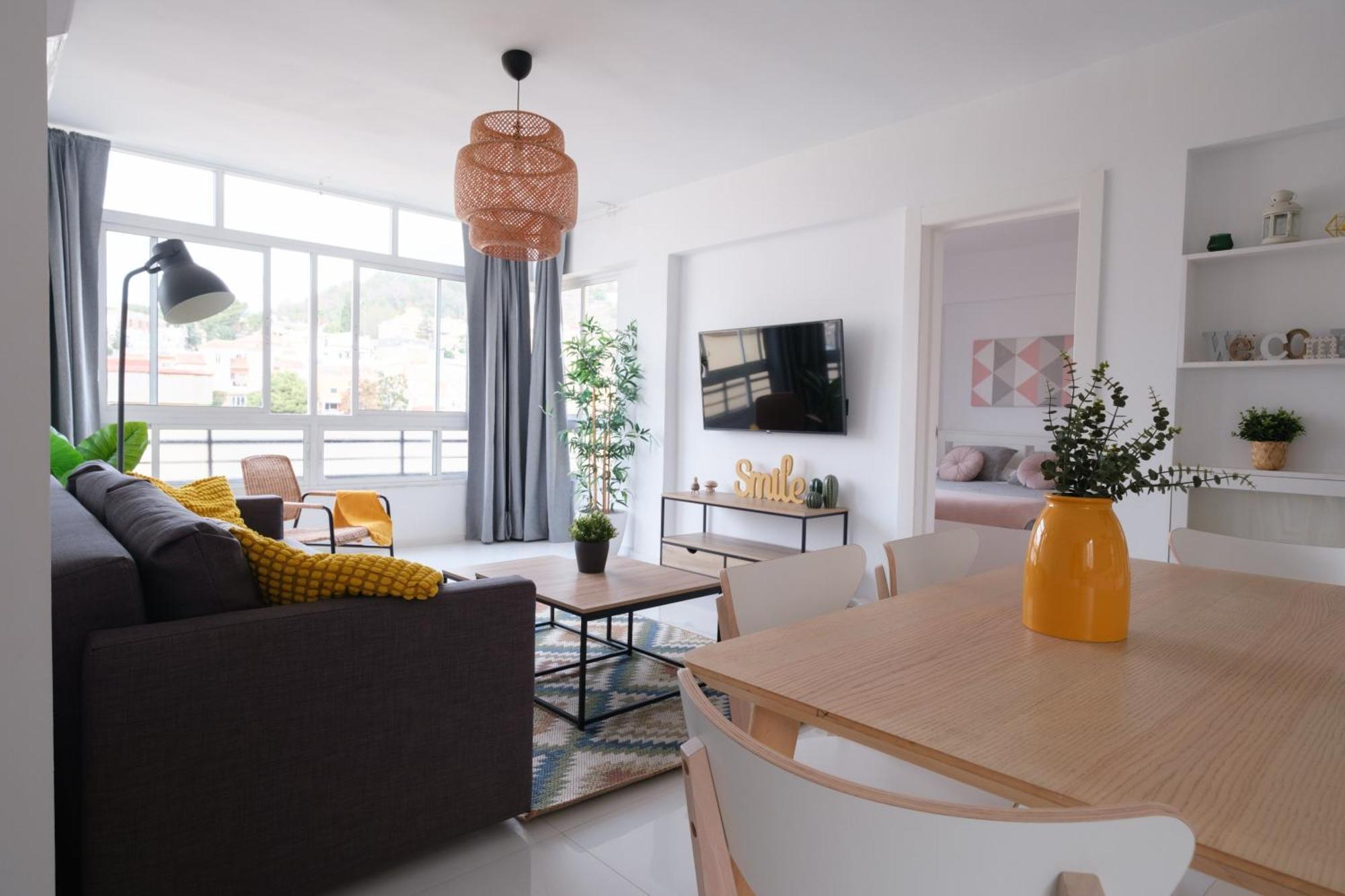 Wonderful Central Apartment Panoramics Views Wifi Málaga Exteriör bild